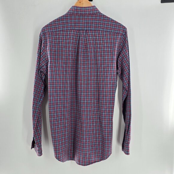 Ralph Lauren Small Long Sleeve‎ Button Up Red and Blue Squared Pattern - Picture 5 of 7
